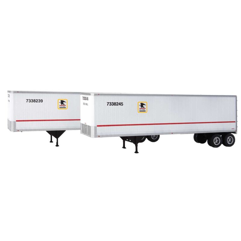 Walthers 949-2517 HO US Postal Service 40' Trailmobile Trailer (Set of 2)