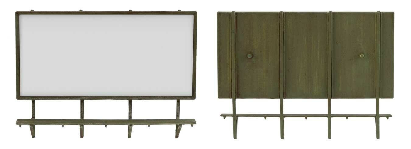 Walthers 949-9020 N Wall-Mounted Billboard Kit (Pack of 3)
