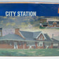 Walthers 933-2904 HO City Station W/Decals For 17 Cities Building Kit