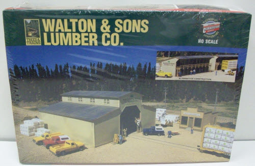 Walthers 933-3057 HO Walton and Sons Lumber Company Building Kit