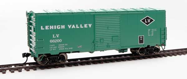 Walthers 910-45011 HO Lehigh Valley 40' ACF Modernized Welded Boxcar #66200
