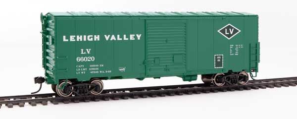 Walthers 910-45012 HO Lehigh Valley 40' ACF Modernized Welded Boxcar #66202