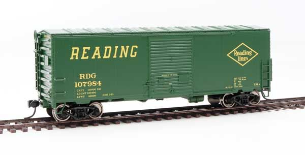 Walthers 910-45020 HO Reading 40' ACF Modernized Welded Boxcar #107984
