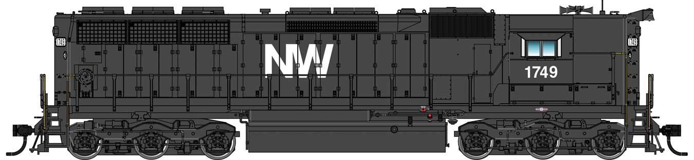 Walthers 920-41154 HO N&W SD45 Diesel Locomotive w/LokSound 5 Sound & DCC #1749