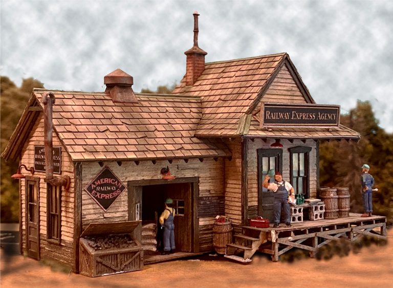 Bar Mills 354 O REA Depot at Cranberry Laser-Cut Building Kit