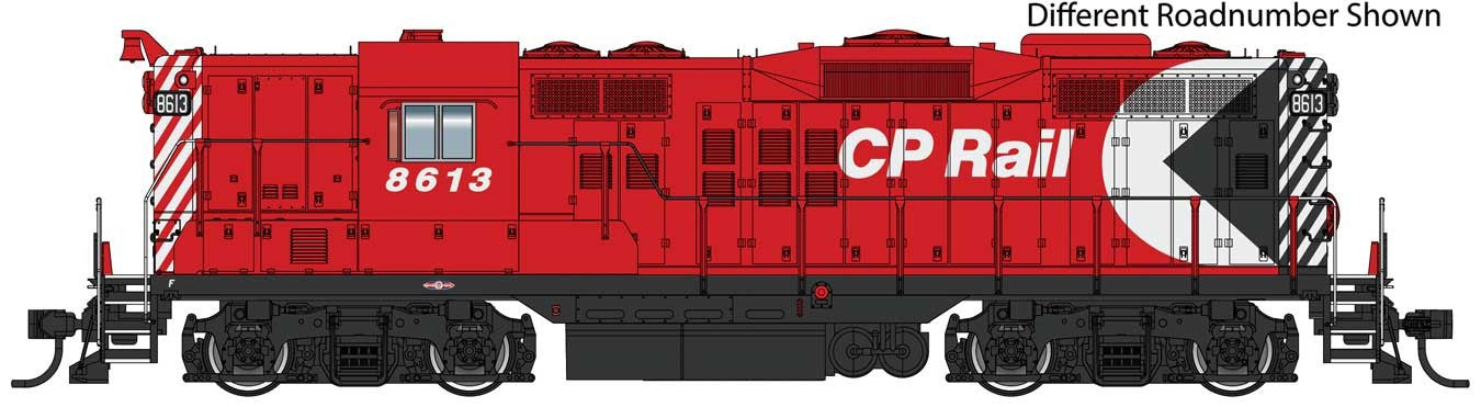 Walthers 920-49702 HO CP Rail GP9 PHII Diesel Locomotive Standard DC #8617