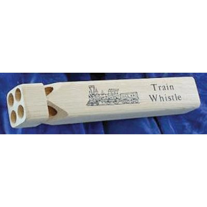 Whistles Unlimited 10 Regular Train Wooden Whistle