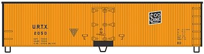 Walthers 910-3612 HO 40' Double Sheathed Reefe SOO Line URTX # 2050