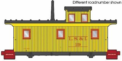 Walthers 7690 HO LS&I DMIR Caboose #19
