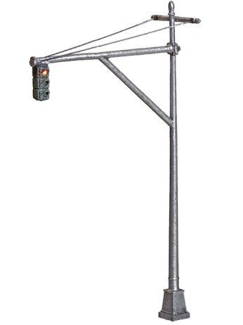 Woodland Scenics JP5637 N Just Plug Mast Arm Traffic Light