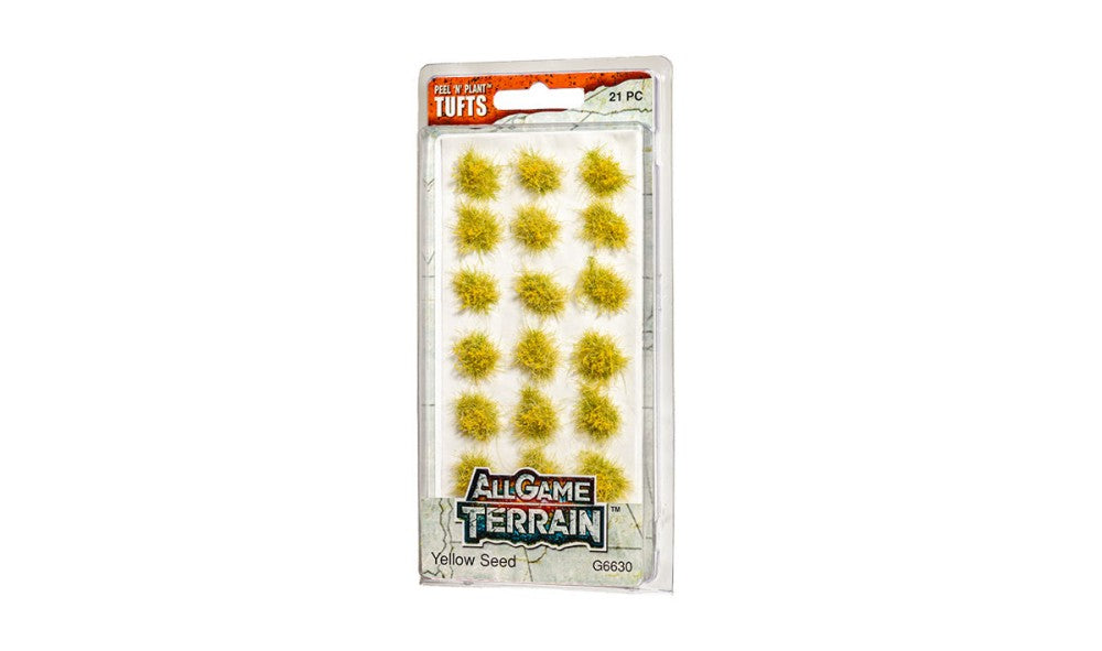 Woodland Scenics G6630 All Game Terrain Yellow Seed Tufts (Pack of 21)