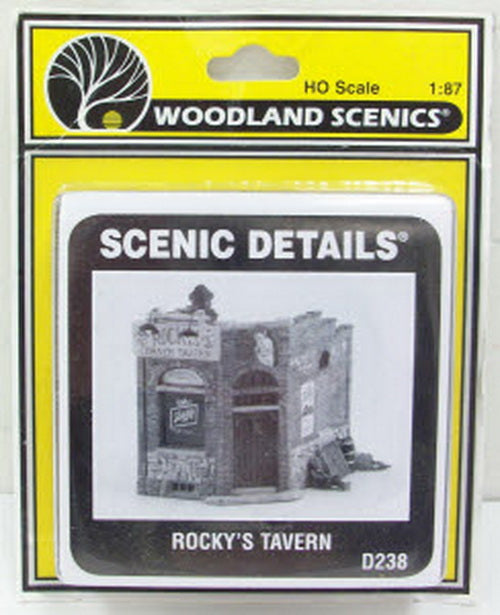 Woodland Scenics D238 HO Scenic Details Rocky's Tavern Building Kit