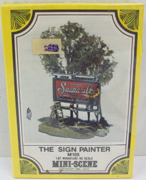 Woodland Scenics M105 HO Mini-Scene The Sign Painter Kit