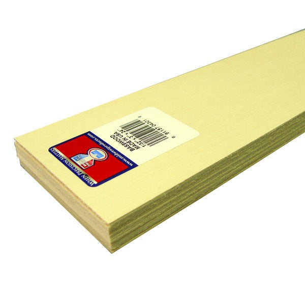 Midwest Products 4301 Micro-Cut Basswood Sheets (Pack of 15)