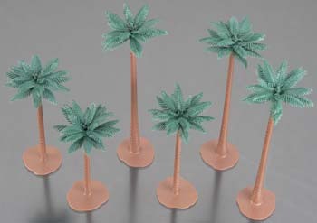 Woodland Scenics SP4152 Scene-A-Rama 3" - 5" Palm Trees (Pack of 6)
