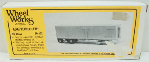 Wheel Works 90-102 HO AdapterRailer Kit