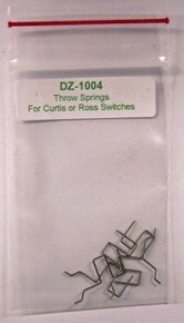 Z-Stuff DZ-1004 O Ross/Curtis Switches Throw Springs (Pack of 5)