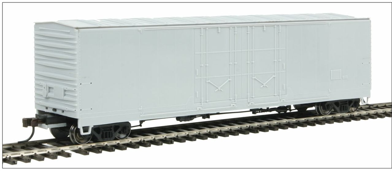 Atlas 20003423 HO Undecorated Evans 53' Double Plug-Door Boxcar