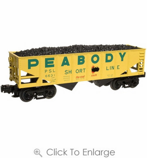 Atlas 1006007 IR 2-Bay Coal Hopper Peabody 6631 O