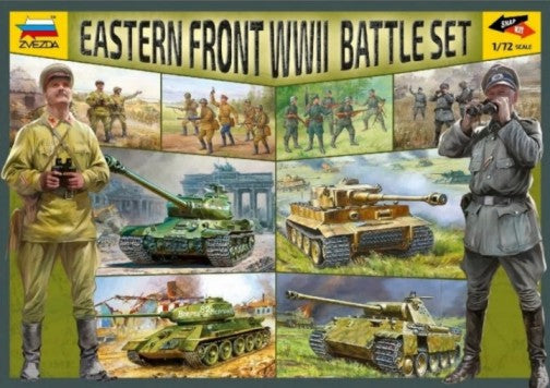 Zvezda 5203 1:72 WWII Eastern Front Battle Set Diorama Plastic Model Kit